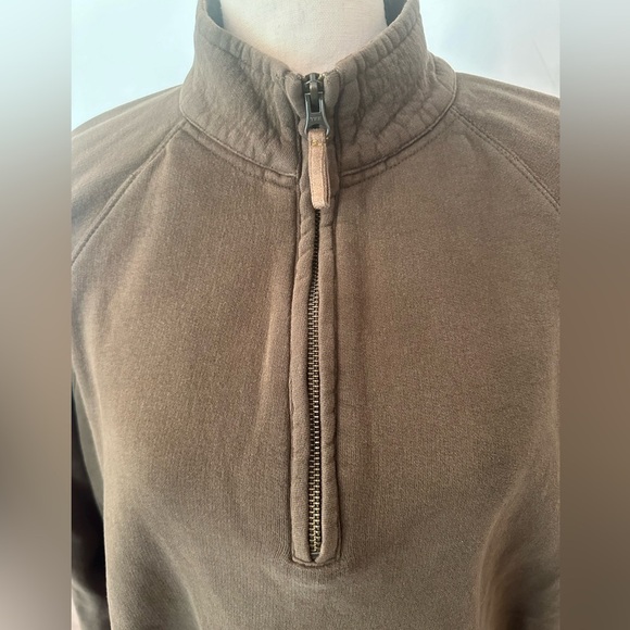 1/4 Zip Sweatshirt - L brown - Picture 2 of 4